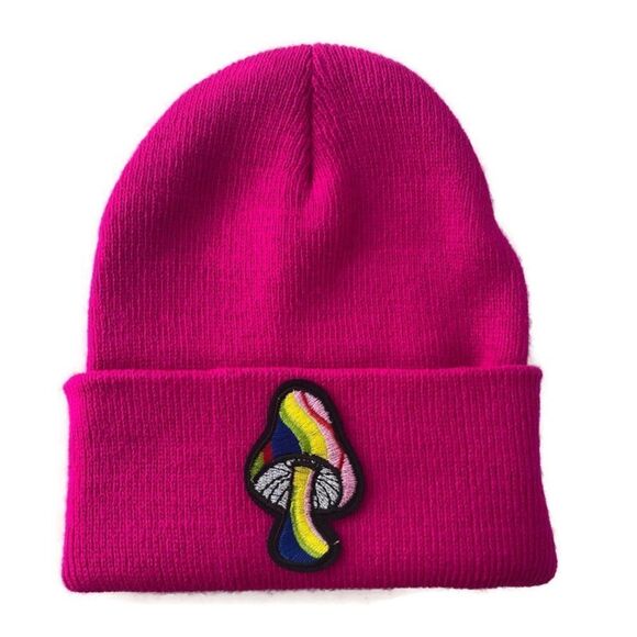 2/$30 FUSCHIA Unisex Beanie OS - Picture 3 of 3